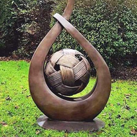 Bronze Ball of Twine Art Sculpture : Escar UK Bronze