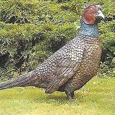 Bronze Adult Pheasant Sculpture : Escar UK Bronze