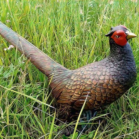 Bronze Young Pheasant : Life Size : Escar UK Bronze