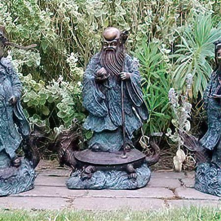 Bronze Chinese Three Wise Men Set : Escar UK Bronze