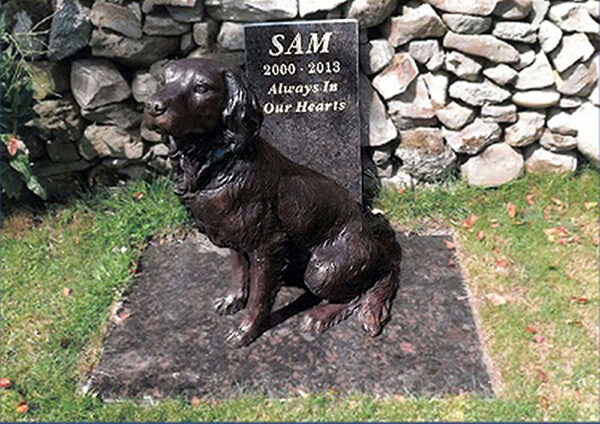 Hollow Cast Bronze Dog : Springer Spaniel : Sam : Commission-2