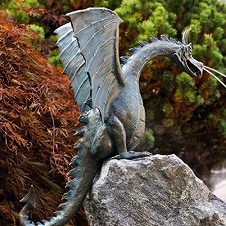 Hollow Cast Bronze Dragon : Terrador : Water Feature