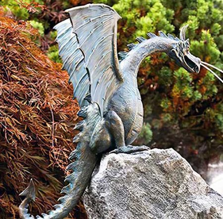 Bronze Dragon : Terrador : Water Feature : Escar UK Bronze