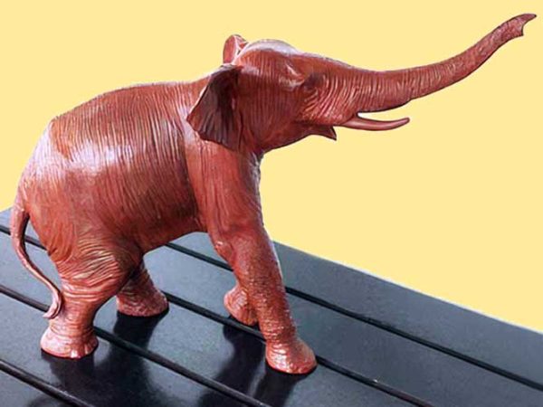 Bronze Table Top Elephant : Nelly-1 : Escar UK Bronze