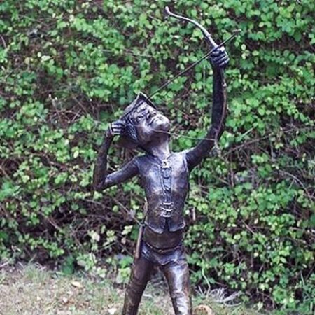 Hollow Cast Bronze Elf : Fletcher the Archer : Shooting for the Sky