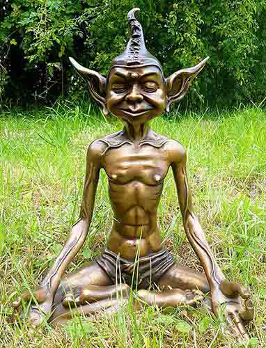 Bronze Elves : Sting : In Deep Meditation-2 : Escar UK Bronze