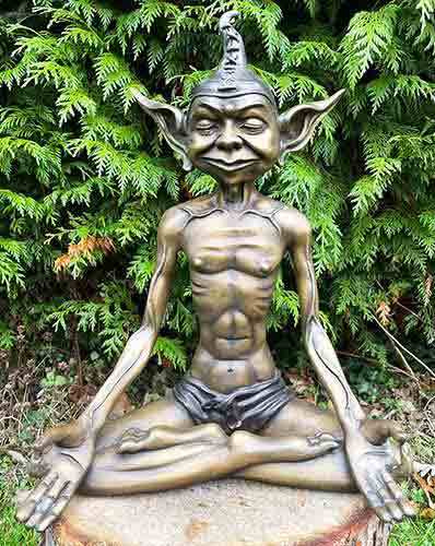 Bronze Elves : Sting : In Deep Meditation-4 : Escar UK Bronze