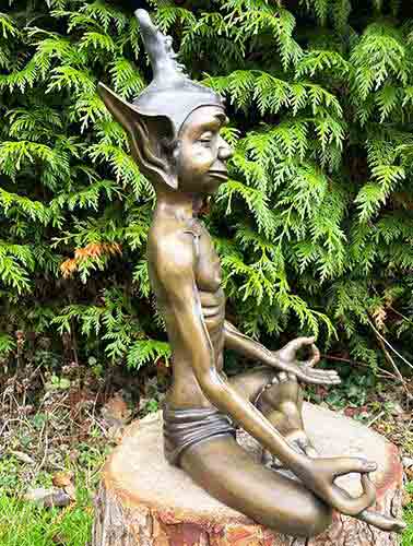 Bronze Elves : Sting : In Deep Meditation-5 : Escar UK Bronze