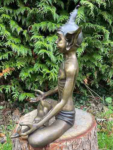 Bronze Elves : Sting : In Deep Meditation-7 : Escar UK Bronze