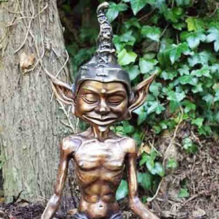 Bronze Elves : Sting : In Deep Meditation : Escar UK Bronze