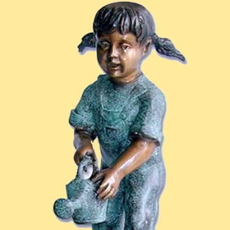 Bronze Figure : Contrary Mary : Water Feature : Escar UK Bronze