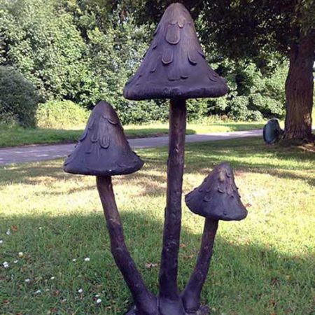 Bronze Mushroom Fountain : Large with Light : Escar UK Bronze