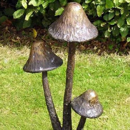 Bronze Mushroom : Non Water Feature : Small No Light : Escar UK Bronze