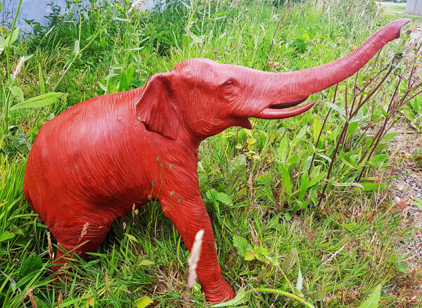 Hollow Cast Bronze Elephant : Nelly : Table Top-2