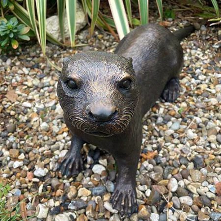 Bronze Single British Otter : Escar UK Bronze