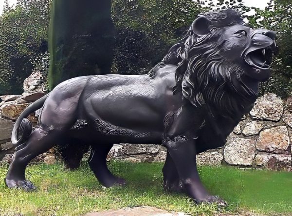 Bronze Prowling Lion Simba-1 : Escar UK Bronze