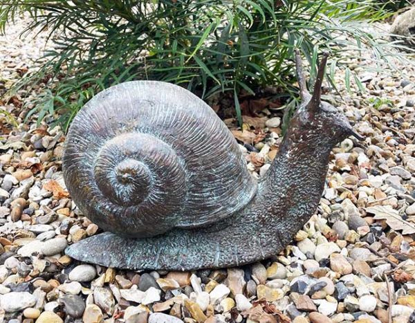 Bronze Snail : Brian : Large : Escar UK Bronze-1