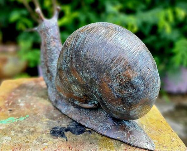 Bronze Snail : Brian : Large-7 : Escar UK Bronze