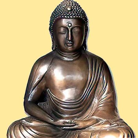 Bronze Sitting Thursday Buddha : Large : Escar UK Bronze