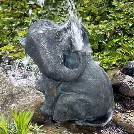 Bronze Elephant : Dumbo : Water Feature : Escar UK Bronze