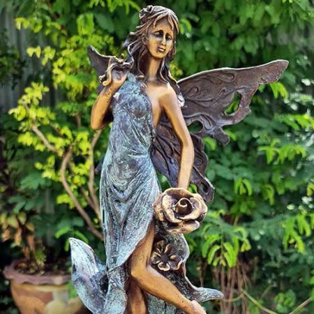 Bronze Fairy : Twink in a Blue Dress : Escar UK Bronze