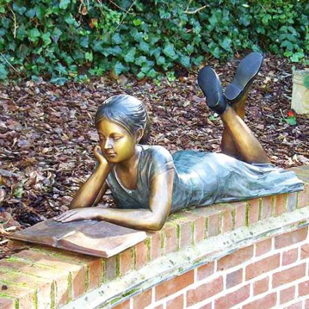 Bronze Figure : Hannah Reading a Book : Escar UK Bronze