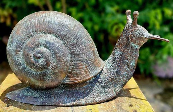 Bronze Snail : Brian : Large : Escar UK Bronze