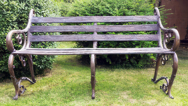 Hollow Cast Bronze Victorian Bench : Standard-1