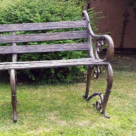 Hollow Cast Bronze Victorian Bench : Standard