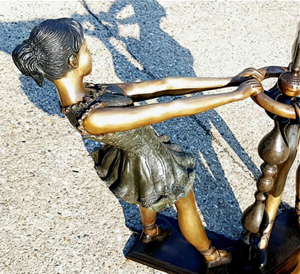 Hollow Cast Bronze Figures : Maypole Dance : Water Feature-5