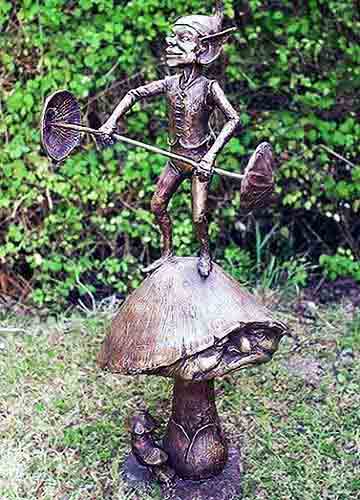 Bronze Elf : Woody Weight Lifting-1 : Escar UK Bronze