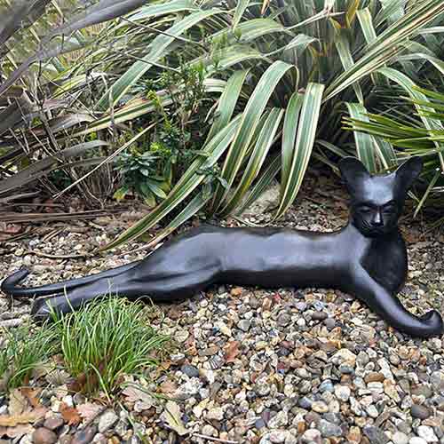 Bronze Art Cat Large : Escar UK Bronze
