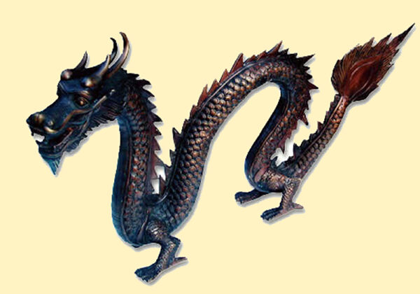 Hollow Cast Bronze : Drago Dragon : Small-1