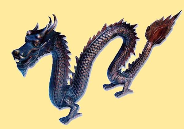 Bronze Dragon : Drago : Small-1 : Escar UK Bronze