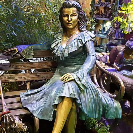 Bronze Figure : Lady Anne on a Bench : Escar UK Bronze