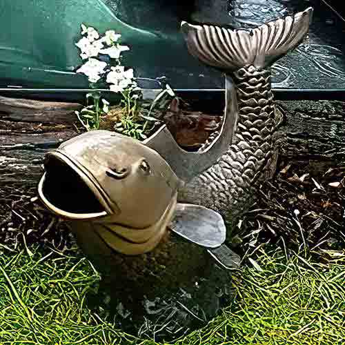 Bronze Fish : Koi Carp Filter Head : Escar UK Bronze