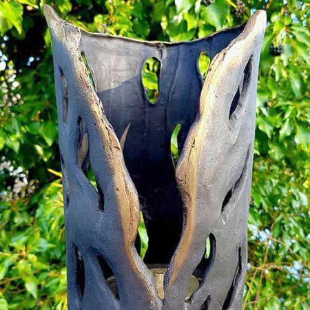 Bronze Aromatic Oil Burner Lamp : Brown : Escar UK Bronze