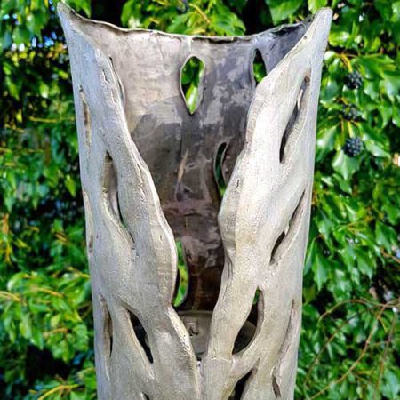 Bronze Aromatic Oil Burner Lamp : Light Gold : Escar UK Bronze