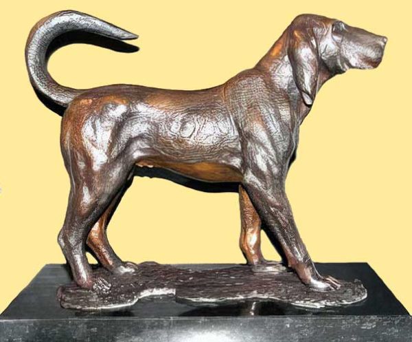 Bronze Dog : Bloodhound : Rennish : Escar UK Bronze