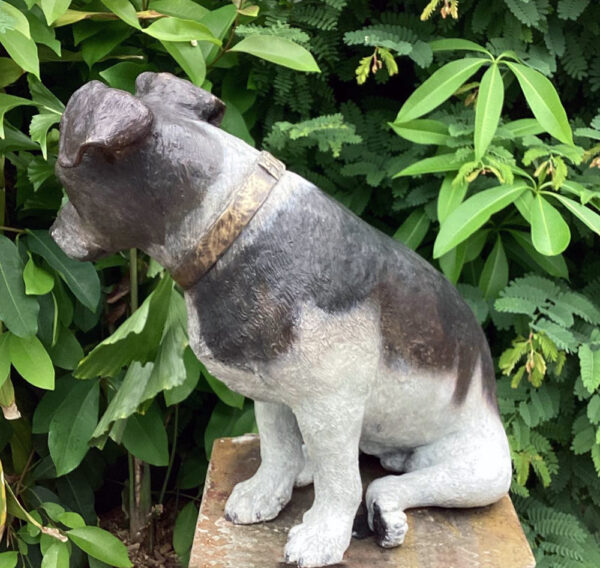 Hollow Cast Bronze Dog : Jack Russell Terrier : Gnasher : Commission-5