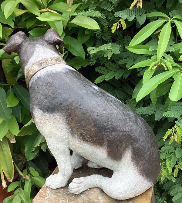 Hollow Cast Bronze Dog : Jack Russell Terrier : Gnasher : Commission-6