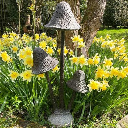 Bronze Mushroom Fountain : Medium No Light : Escar UK Bronze