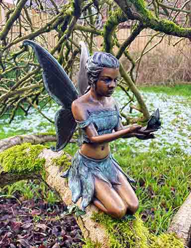 Bronze Fairy : Naia the Wood Fairy-1 : Escar UK Bronze