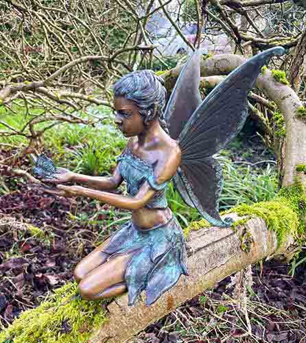Bronze Fairy : Naia the Wood Fairy-3 : Escar UK Bronze