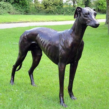 Bronze Greyhound Dog : Flash : Escar UK Bronze