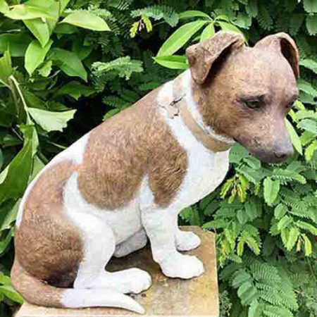 Hollow Cast Bronze Dog : Labrador Puppy : Buster