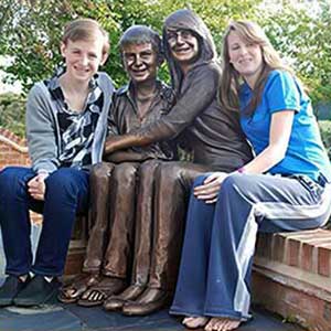 Bronze Commissioned Statue : The Jones Children