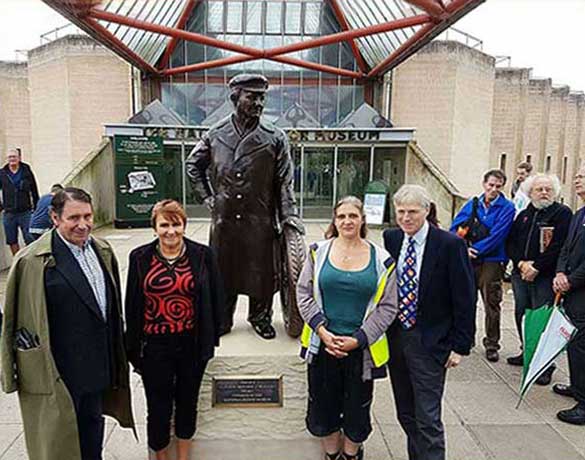 Bronze Commissioned Statue : Lord Montagu of Beaulieu : The Unveiling