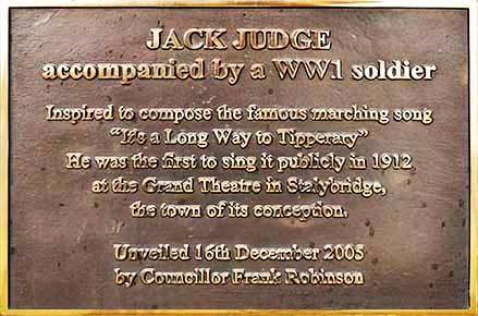 Jack Judge : The Wall Plaque