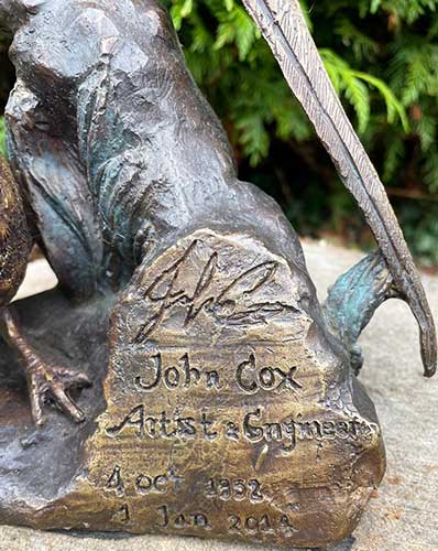 Bronze Pheasants : Table Top Pair-7 : Escar UK Bronze